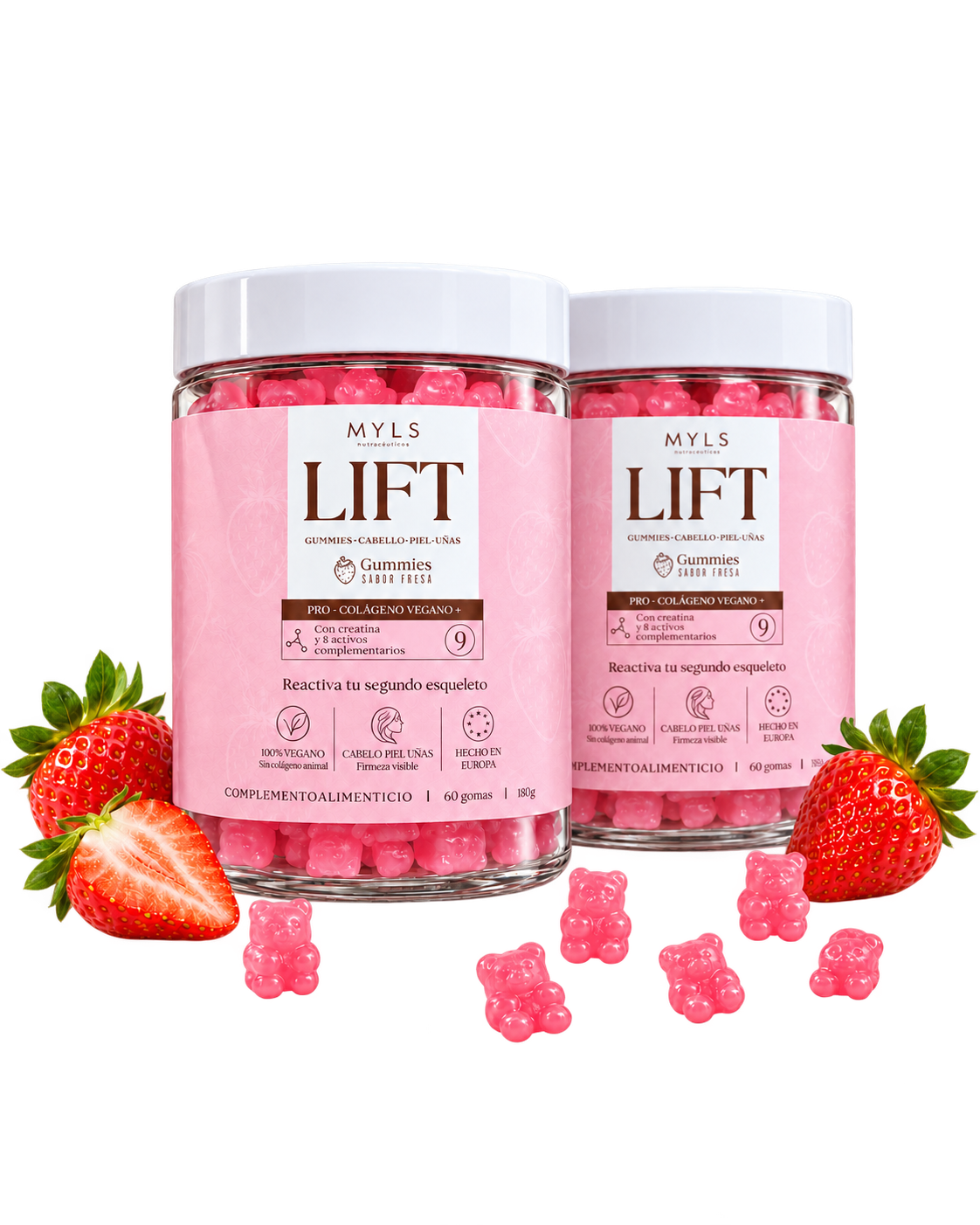 Dos botes de MYLS LIFT